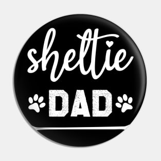 Sheltie Dad Pin