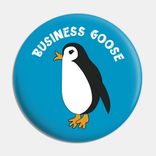 Business Goose Pin