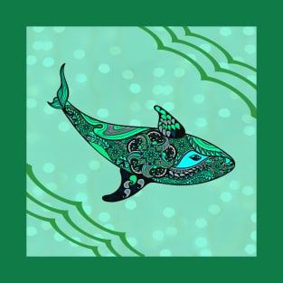 Green Whale T-Shirt