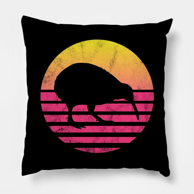 Kiwi Bird Merch Pillow by JKFDesigns