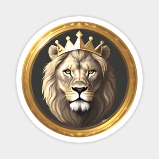 Regal Lion with Crown no.13 Magnet