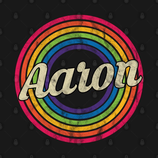 Aaron - Retro Rainbow Faded-Style by MaydenArt