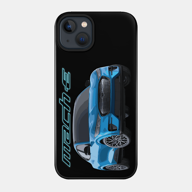 MUSTANG MACH-E GT Grabber Blue Electric - Mustang Mach E - Phone Case