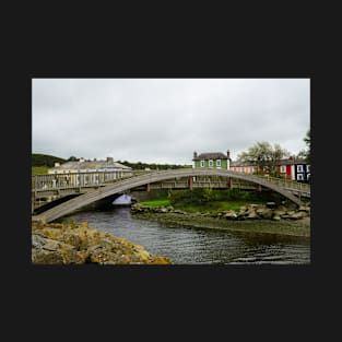 Aberaeron Footbridge Over The River Aeron T-Shirt