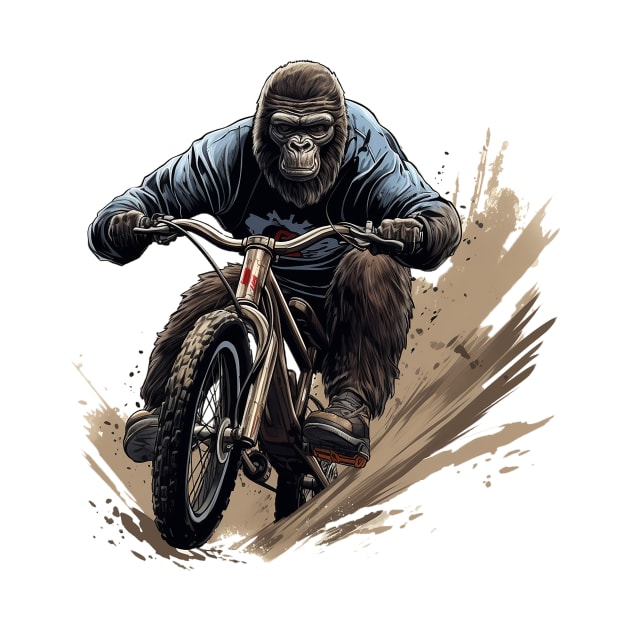 gorilla rider by weirdesigns