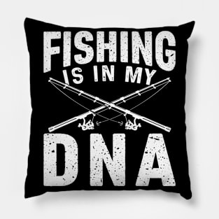 Fishing Is My Hobby And A Day Without Fishing Rod Funny Pillow