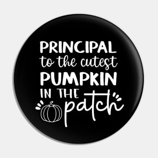 Principal Masks Pumpkin Patch Pin