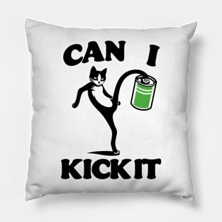 can i kick it - cats Pillow