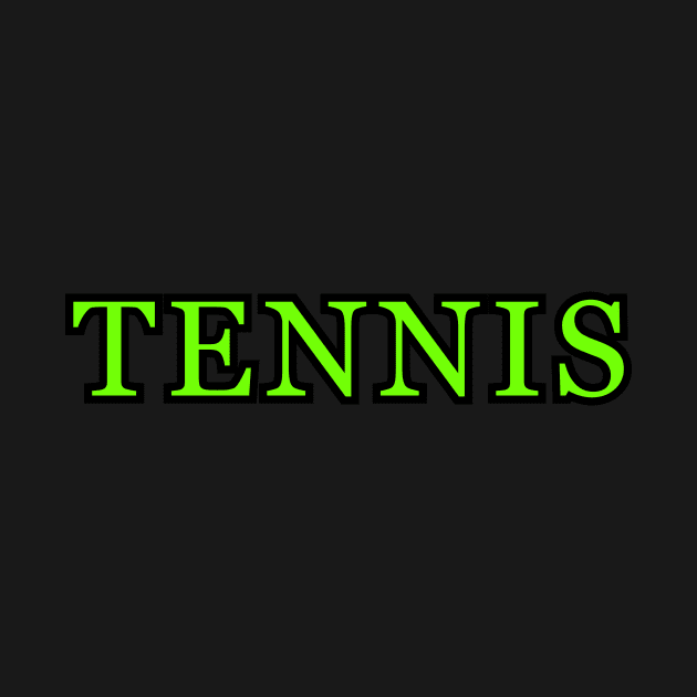 Tennis by Word and Saying