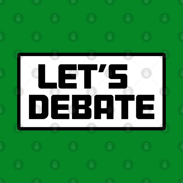 Let's Debate small political sticker by Aurora X