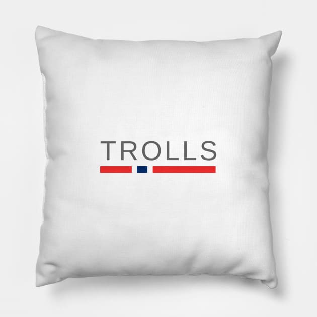 Trolls Norway Pillow by tshirtsnorway