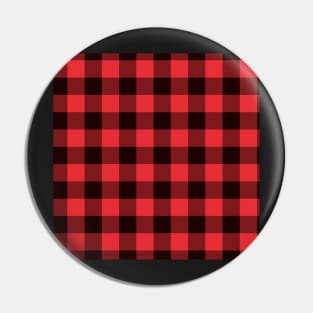 Buffalo Plaid Pin