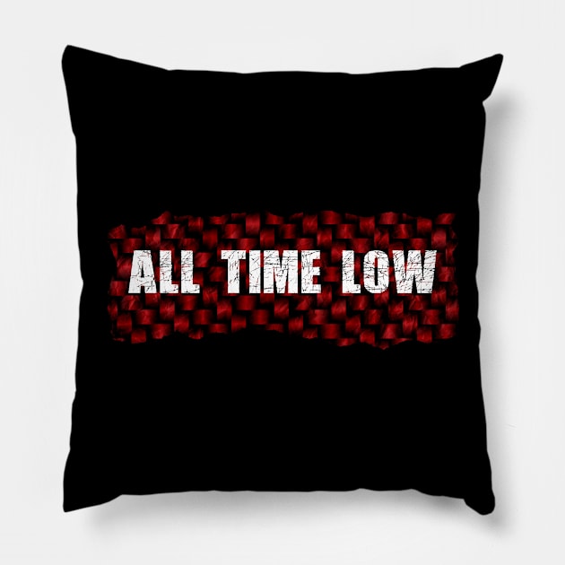 All Time Low Ripped Flannel Pillow by BAUREKSO