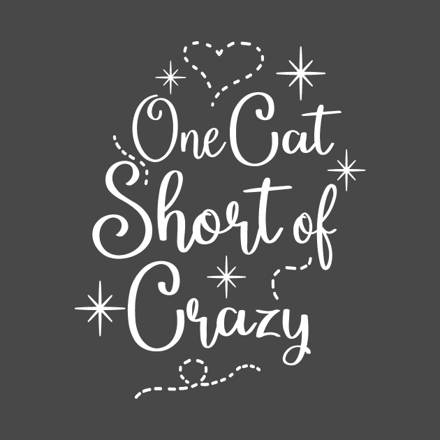 one cat short of crazy by GloriaArts⭐⭐⭐⭐⭐