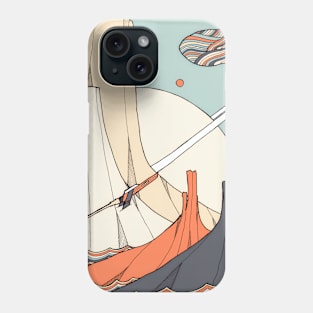 As the rocket ship travels Phone Case