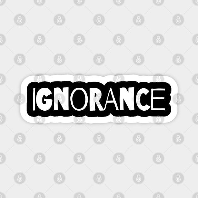 IGNORANCE - Black Magnet by itsMePopoi