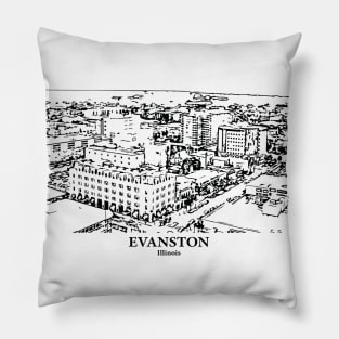 Evanston - Illinois Pillow