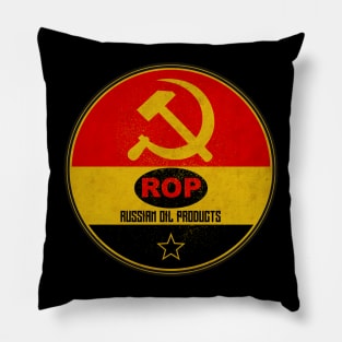 Russian Gasoline Motor Oil Pillow