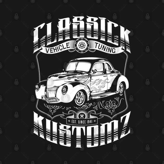 Hot Rod - Classick Kustomz (white) by GetTheCar