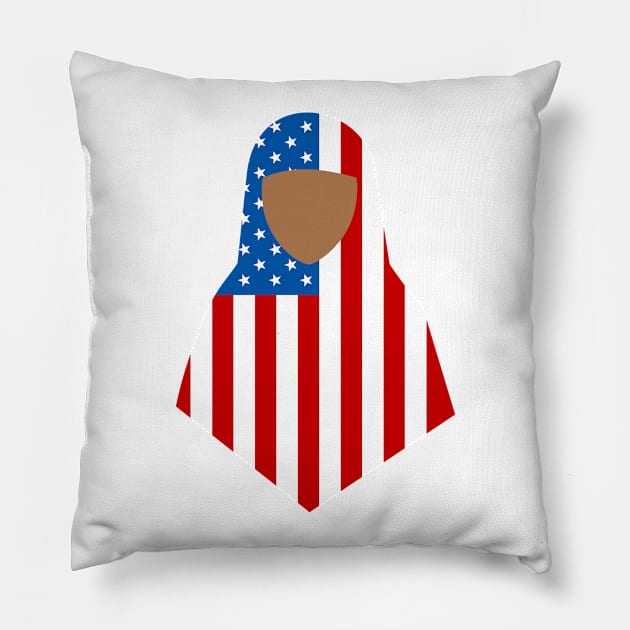 American Muslim - Tone Option #2 Pillow by philliopublius