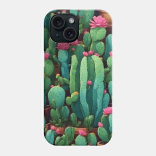 Cactus Elegance: Botanical Collection V2 Phone Case