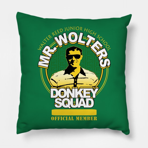 Donkey Squad Pillow by BobbyDoran