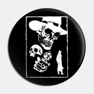 Ghastly Gunslinger Pin