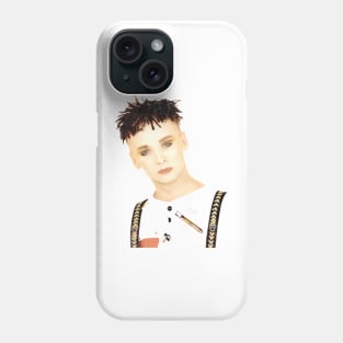 Vintage Style 80s Boy George Fan Art Design Phone Case