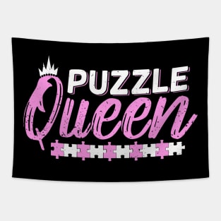 Puzzle Queen Girl Gift Tapestry