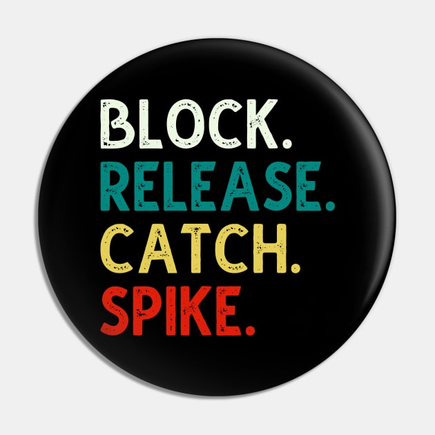 Block Release Catch Spike Pin by DragonTees