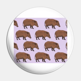 Amazing Red River Hog Pin