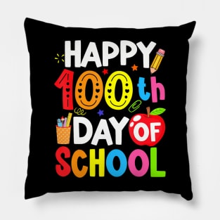 100 Days Of School Teacher And Student Pillow