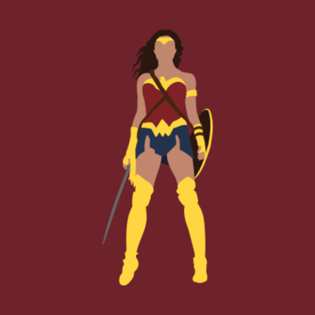 Wonder Woman Minimalist - Wonder Woman - T-Shirt | TeePublic