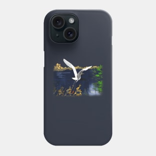 Long Legged Bird over Water Phone Case