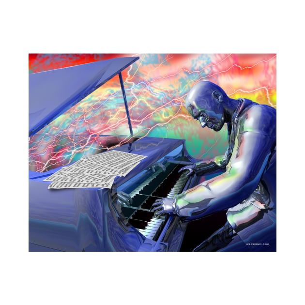 Blue Piano by Rick Borstelman