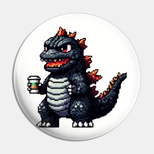 Pixel Godzilla Gojira Ni Pin