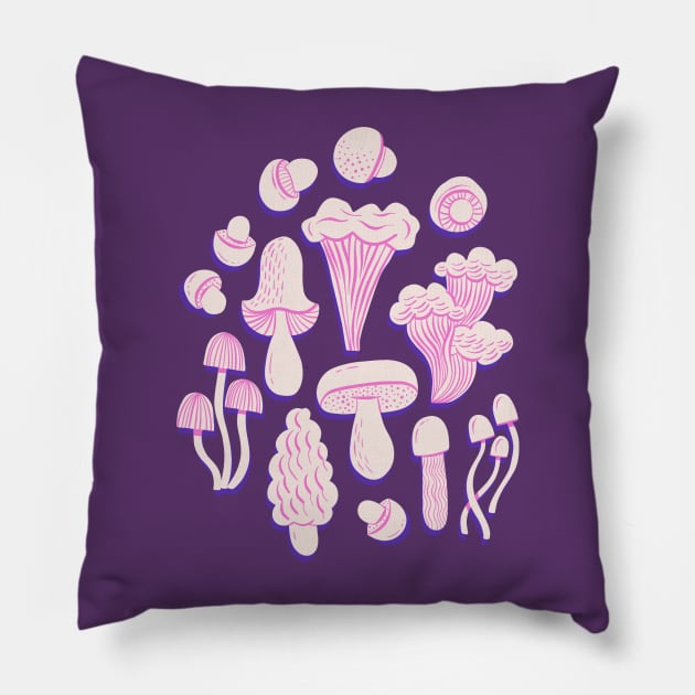 Funky Fungi Pillow by Rebelform