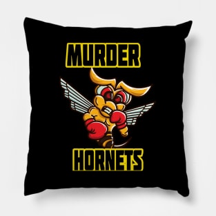 Funny Murder Hornets Tee - 2020 Bee Invasion, Graphic Tee Mens, Womens, Unisex, Wasp Bee's Asian Pillow