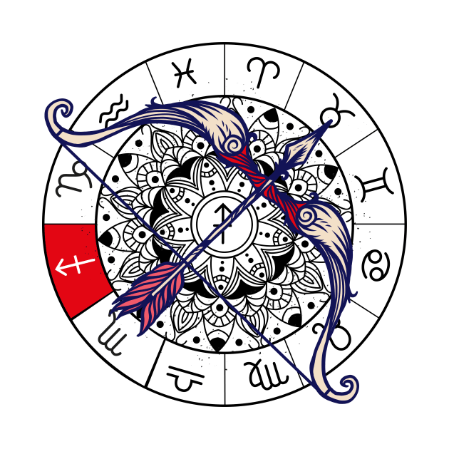 Sagittarius star sign, zodiac sign horoscope by 2P-Design