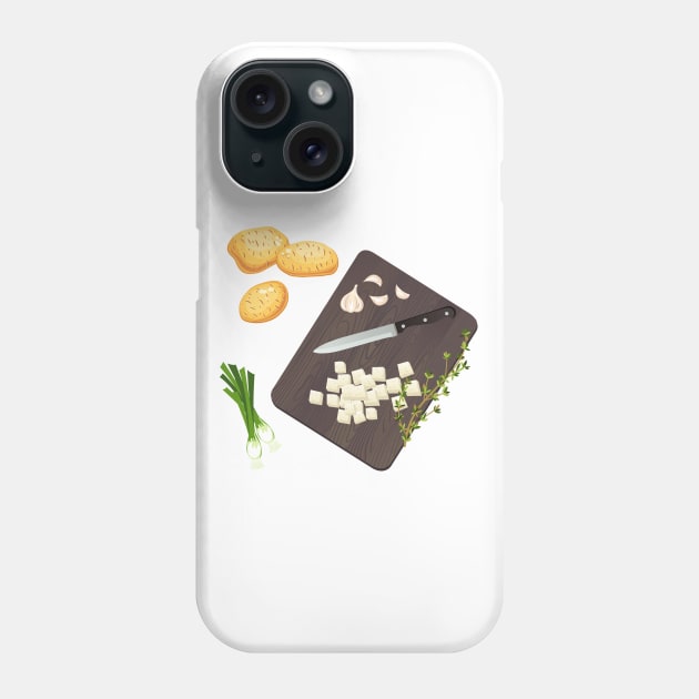 Chopping Block Phone Case by SWON Design