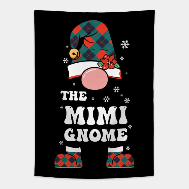 The Mimi Gnome Matching Family Christmas Tapestry by MZeeDesigns