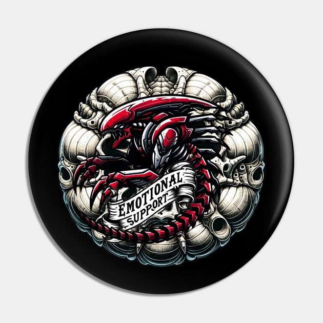 Emotional Support Tyranid Pin by OddHouse