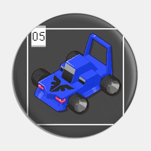 05 - Pixel Cars - Little Blue Pin