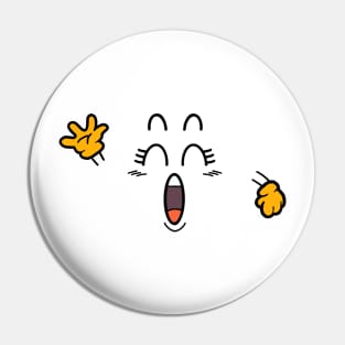 Arale's poo minimal Pin