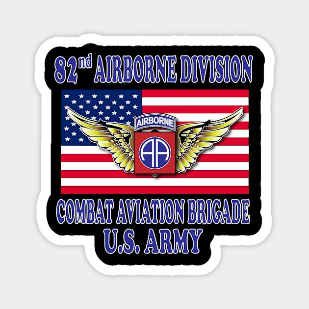 82nd Airborne Combat Aviation Brigade Magnet by Relaxed Lifestyle Products