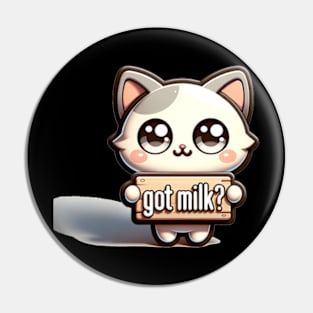 Cat: Got Milk? Pin