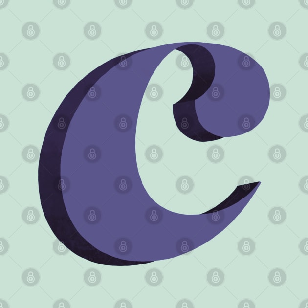 Letter C monogram by ottergirk