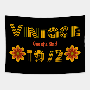 Vintage Birth Year 1972 Tapestry