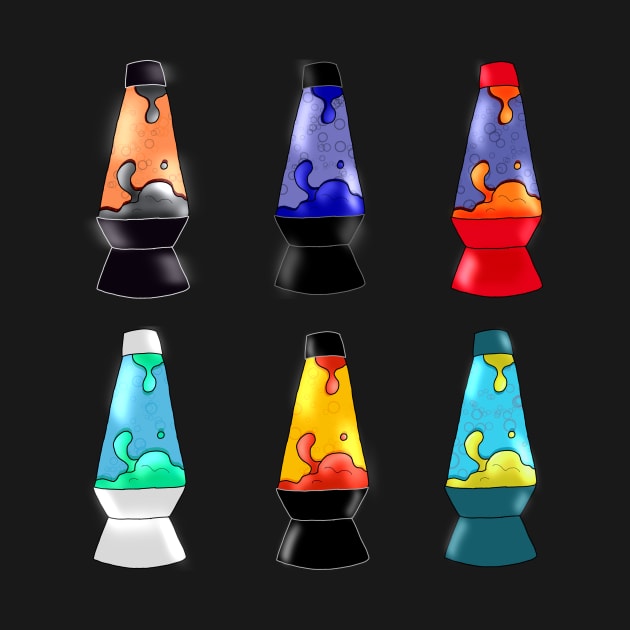 Lava Lamp Sticker Pack by TheHermitCrab