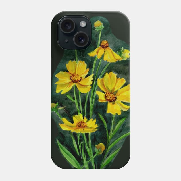 yellow flowers Phone Case by ArtKsenia